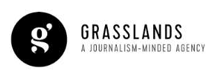 Grasslands, a journalism-minded agency, logo
